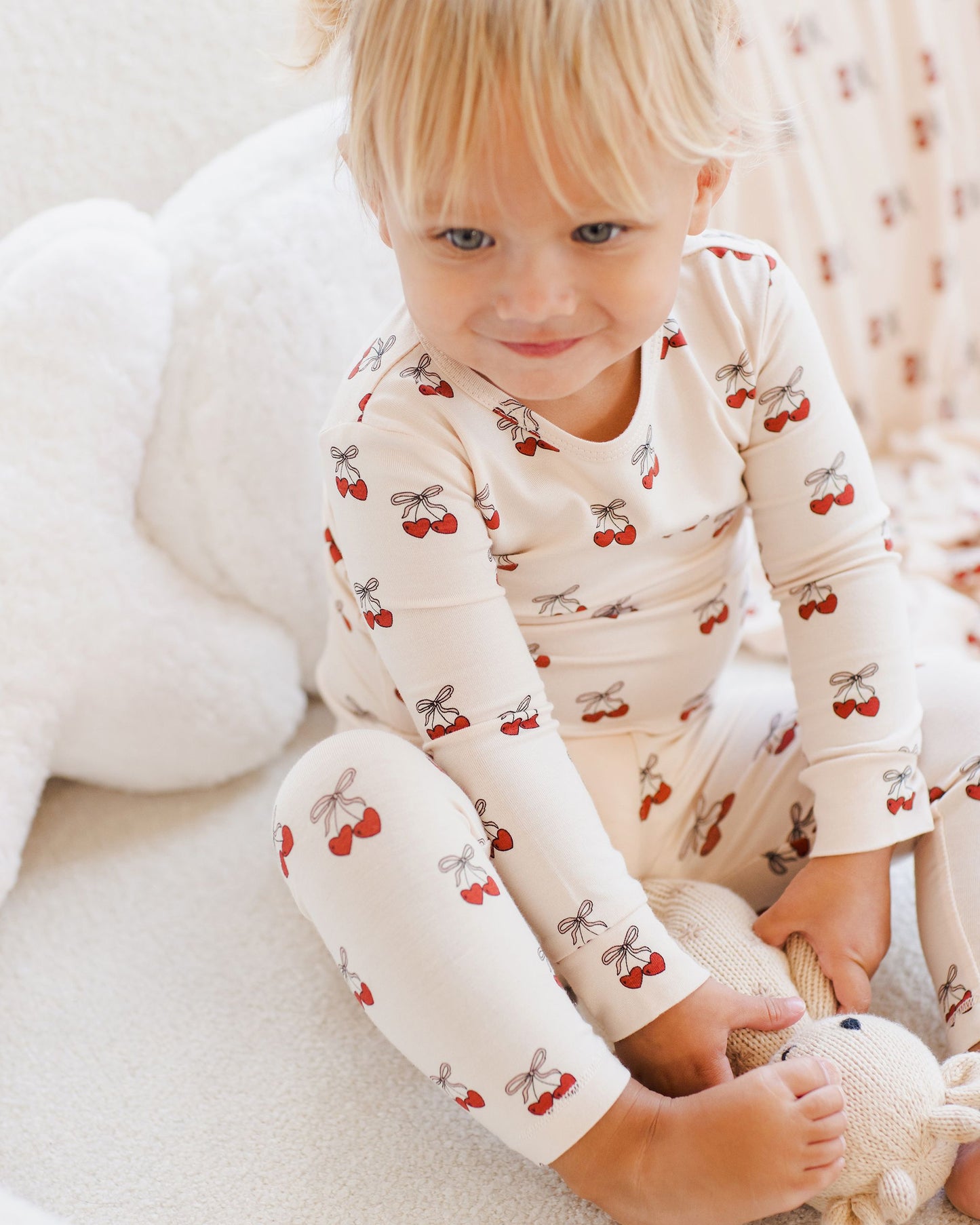 Quincy Mae Bamboo PJ Set in Mon Amour