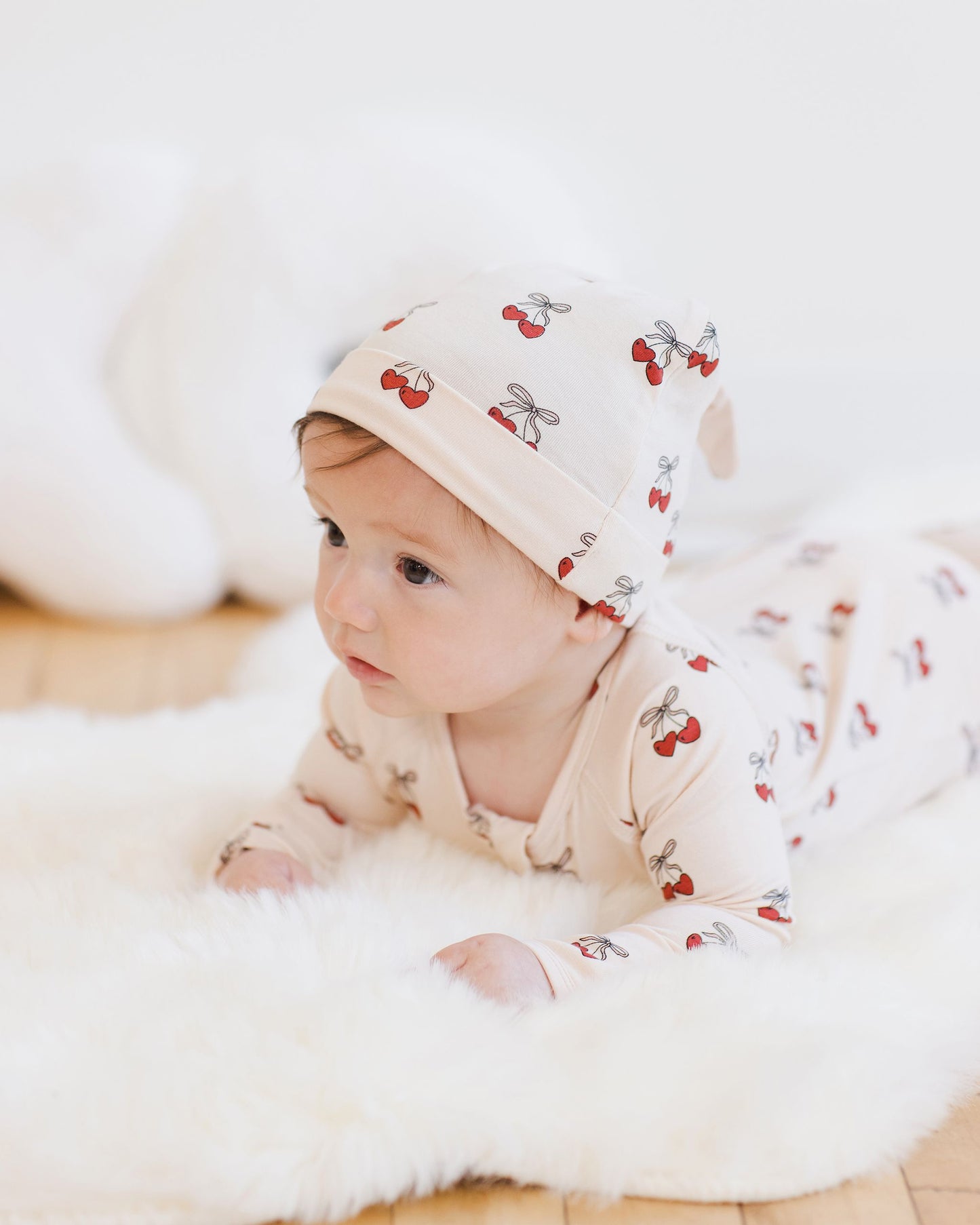 Quincy Mae Bamboo Zip Footie in Mon Amour