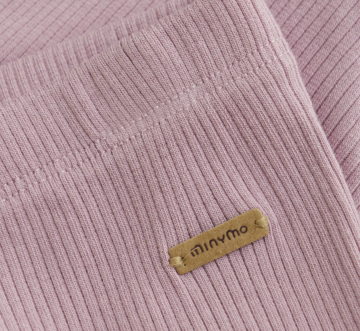 Minymo Ribbed Legging in Lavender