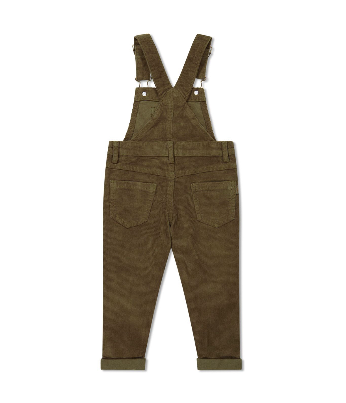 Jamie Kay Arlo Cord Overall in Deep Olive