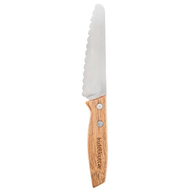Kiddikutter Child Safe Knife in Natural Wood Handle