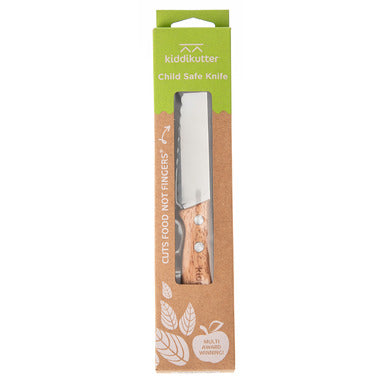 Kiddikutter Child Safe Knife in Natural Wood Handle
