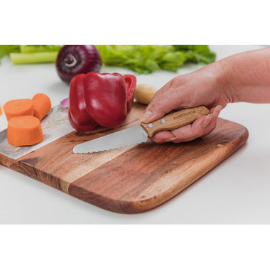 Kiddikutter Child Safe Knife in Natural Wood Handle