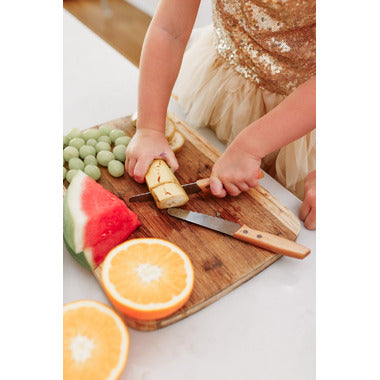 Kiddikutter Child Safe Knife in Natural Wood Handle