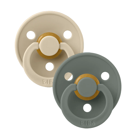 BIBS Original Colour Series Natural Latex Pacifiers