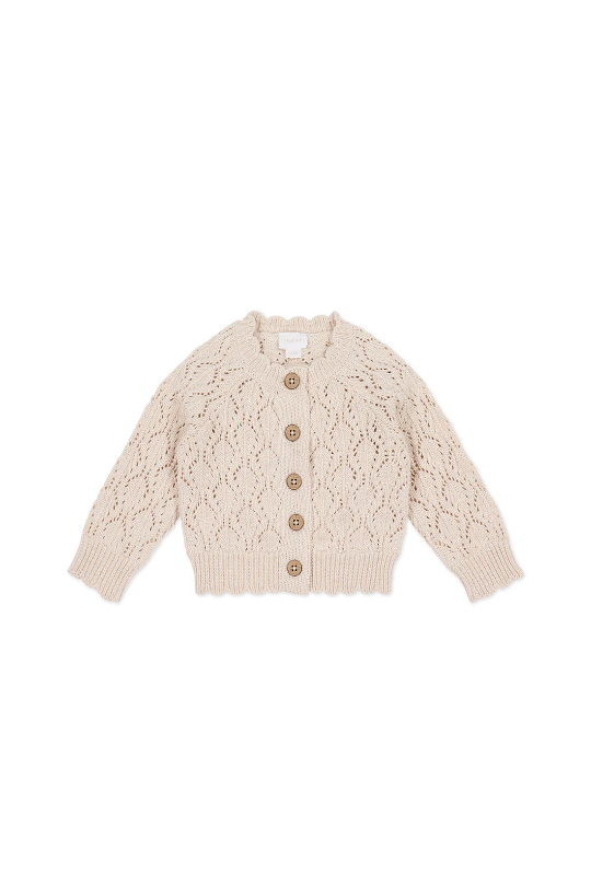 Livvy Cardigan in Light Oatmeal Marle