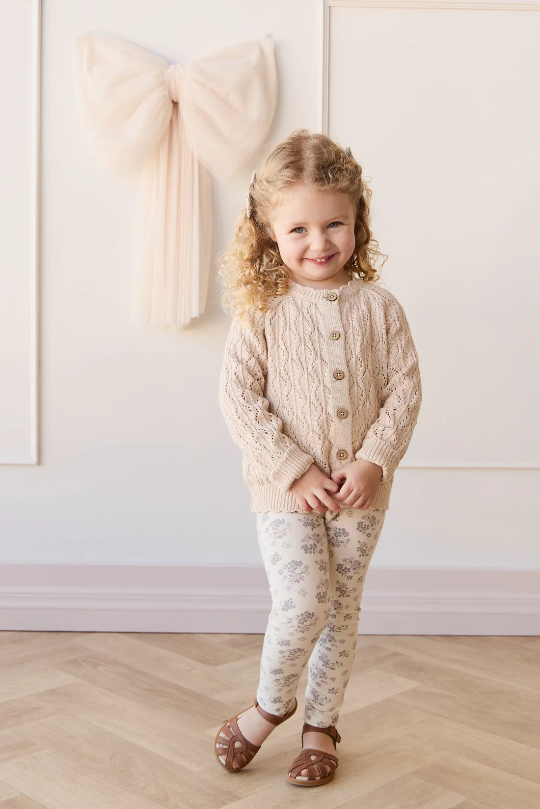 Livvy Cardigan in Light Oatmeal Marle