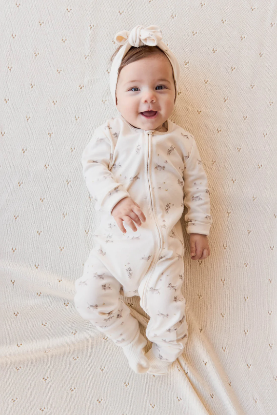 Organic Cotton Frankie Onepiece in Playful Kittens