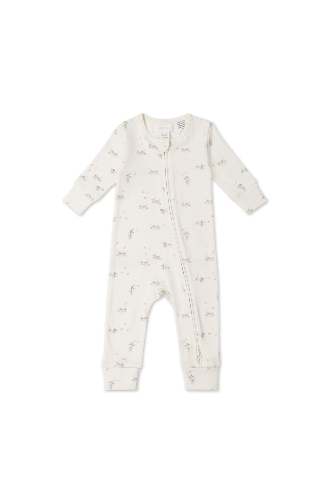 Organic Cotton Frankie Onepiece in Playful Kittens