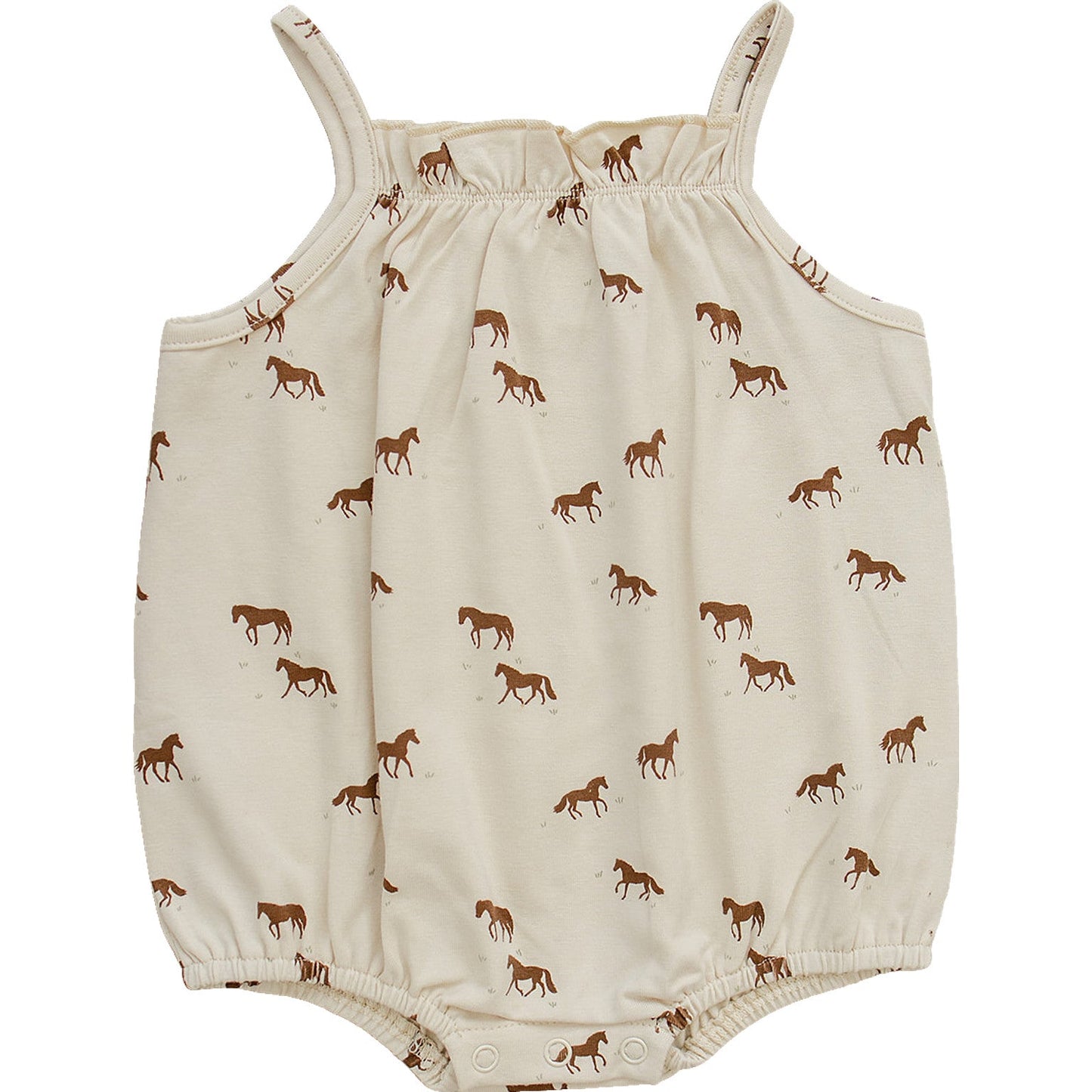 Mebie Baby Horse Tank Bubble Romper