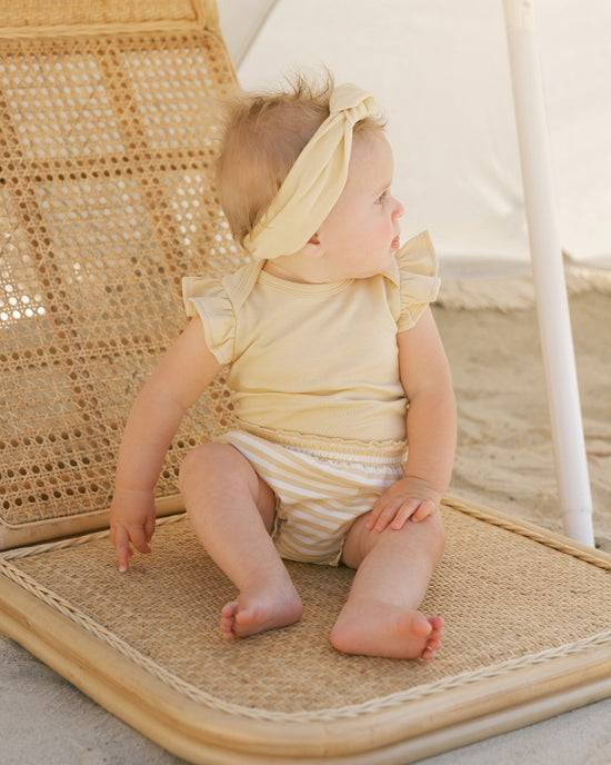 Quincy Mae Knotted Headband in Yellow