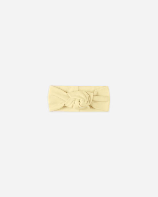 Quincy Mae Knotted Headband in Yellow