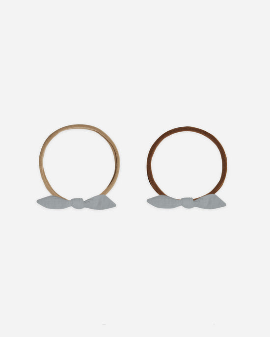 Quincy Mae Little Knot Headband in Sky