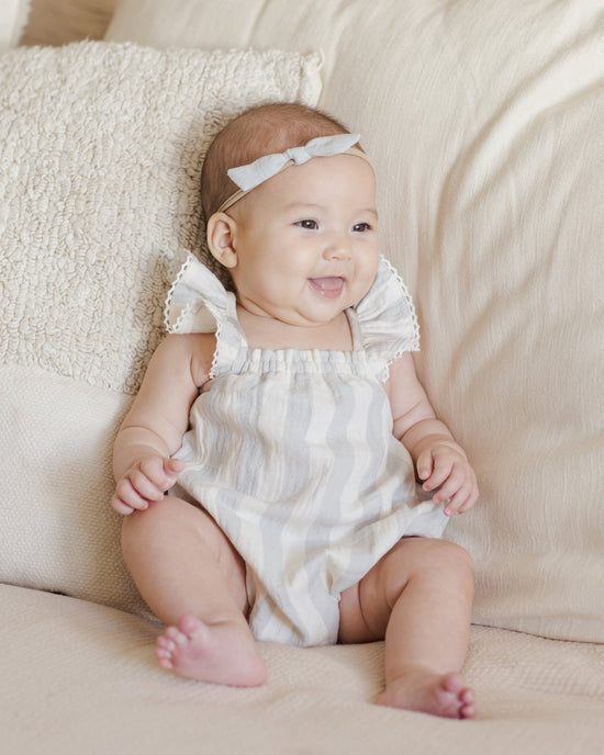 Quincy Mae Little Knot Headband in Sky
