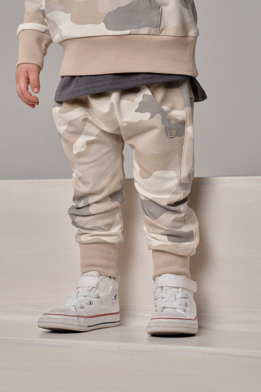 Little Bipsy Jogger in Faded Camo