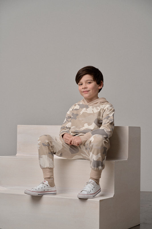 Little Bipsy Hoodie in Faded Camo