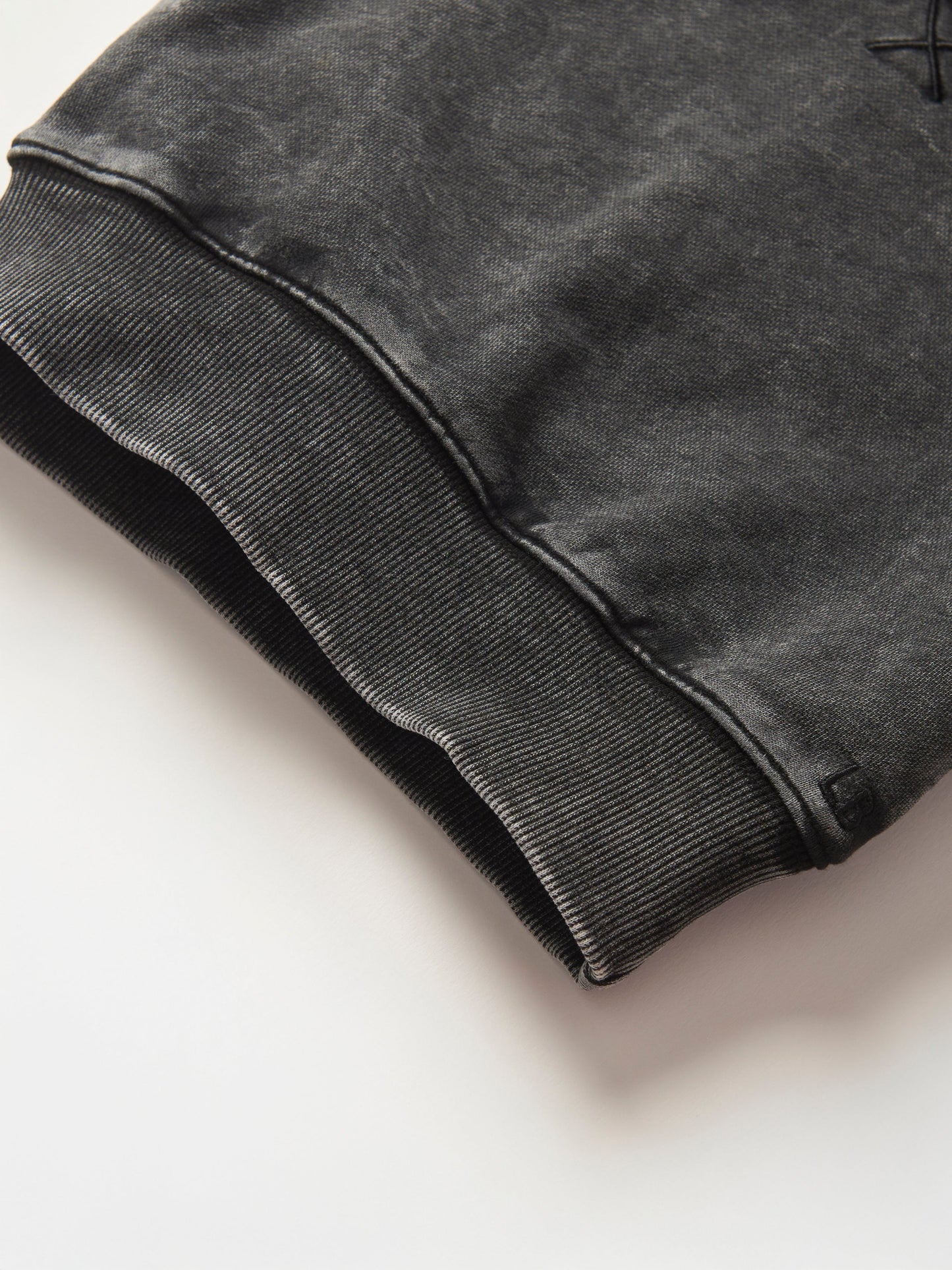 Little Bipsy Acid Wash Crewneck in Black