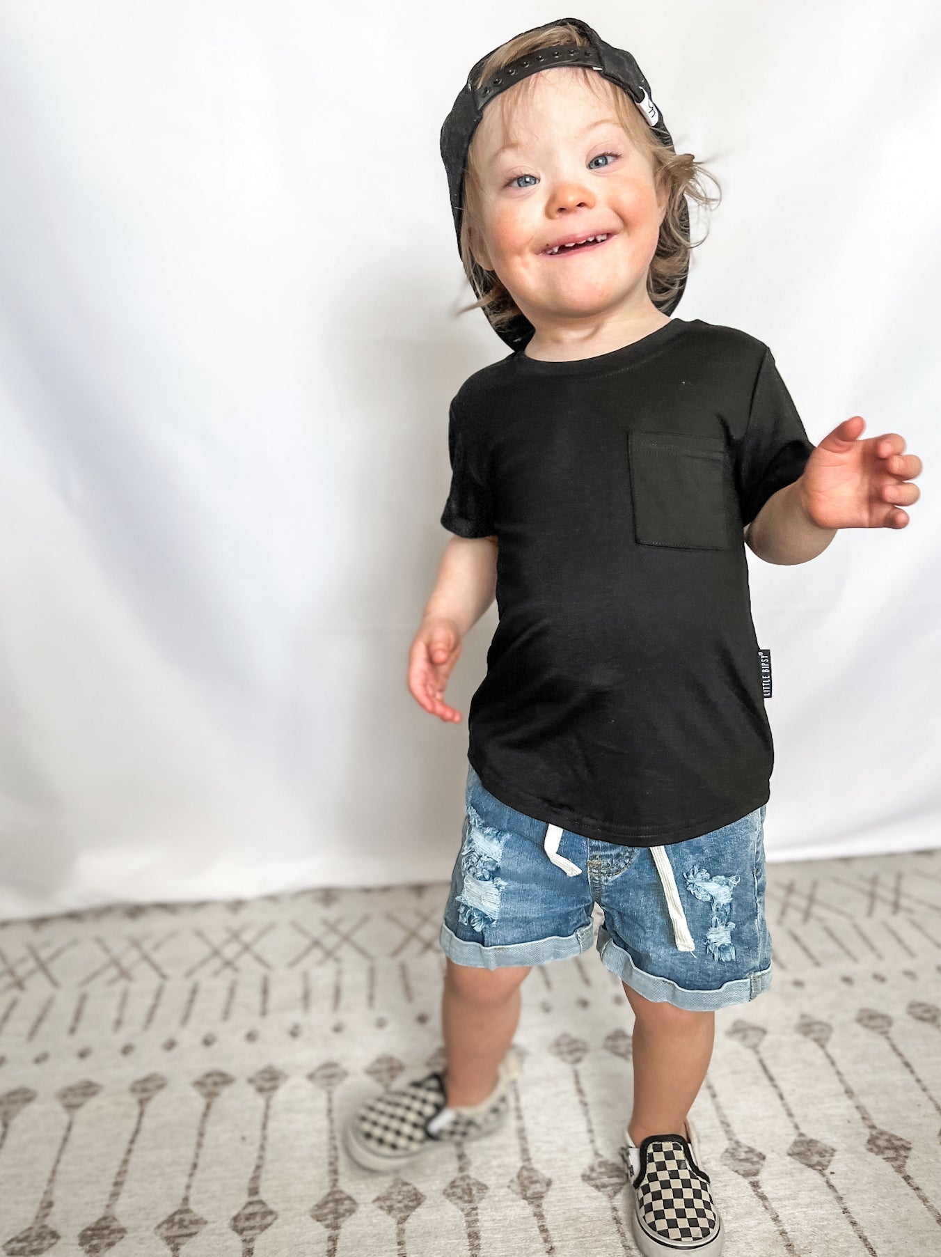 Little Bipsy Distressed Denim Short