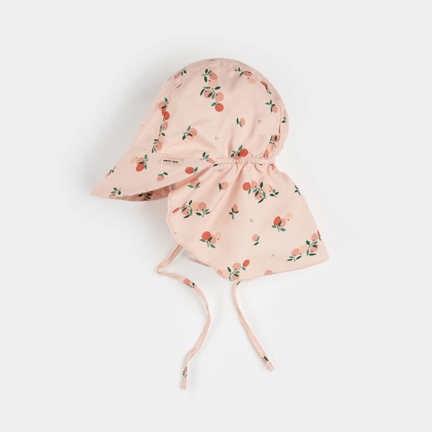 Petit Lem Flap Hat in Peaches