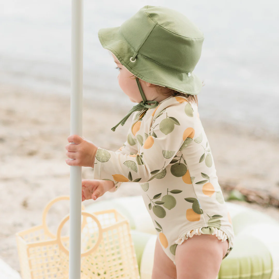 Petit Lem Reversible Sun Hat in Citrus