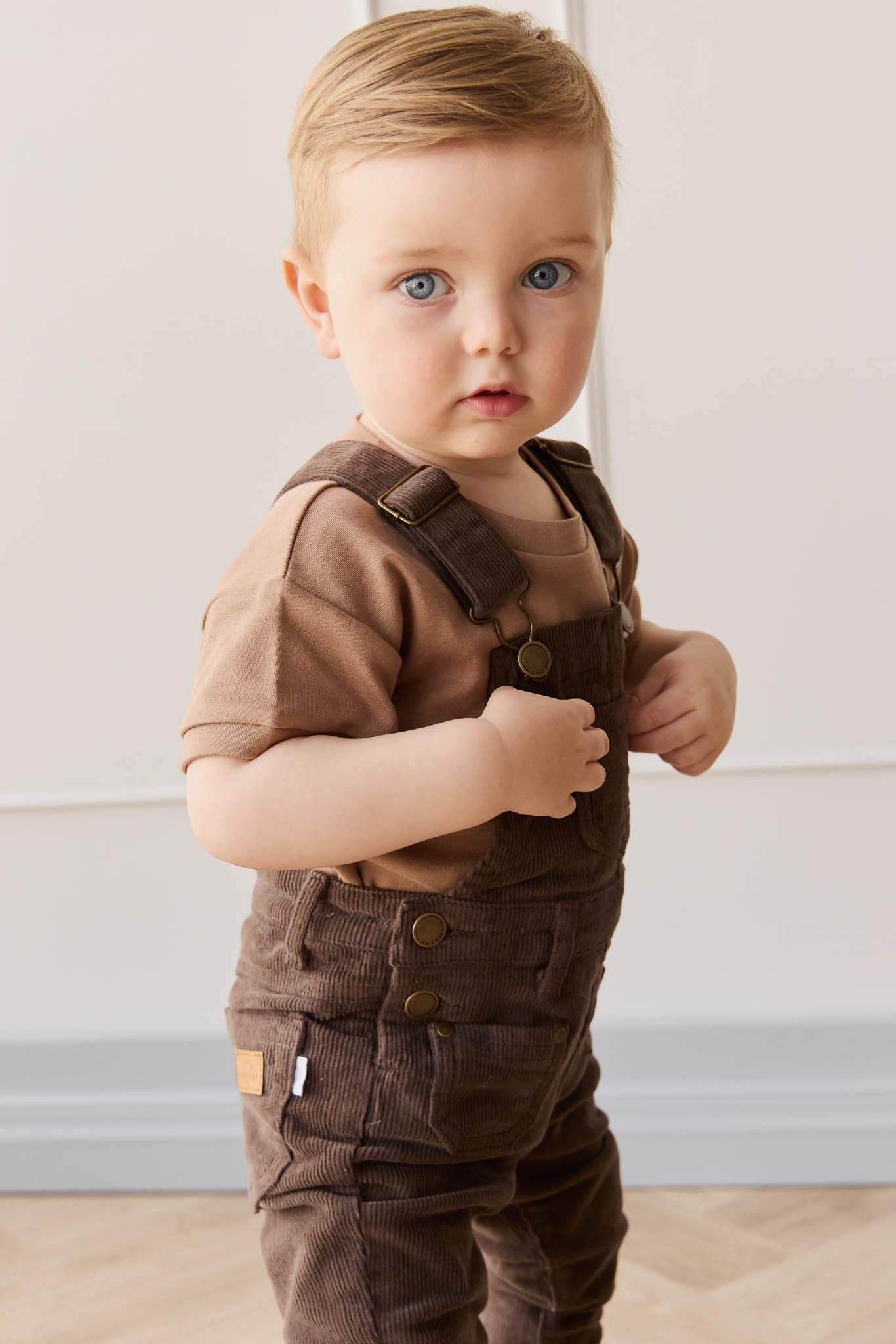 Jamie Kay Arlo Cord Overall in Pinecone