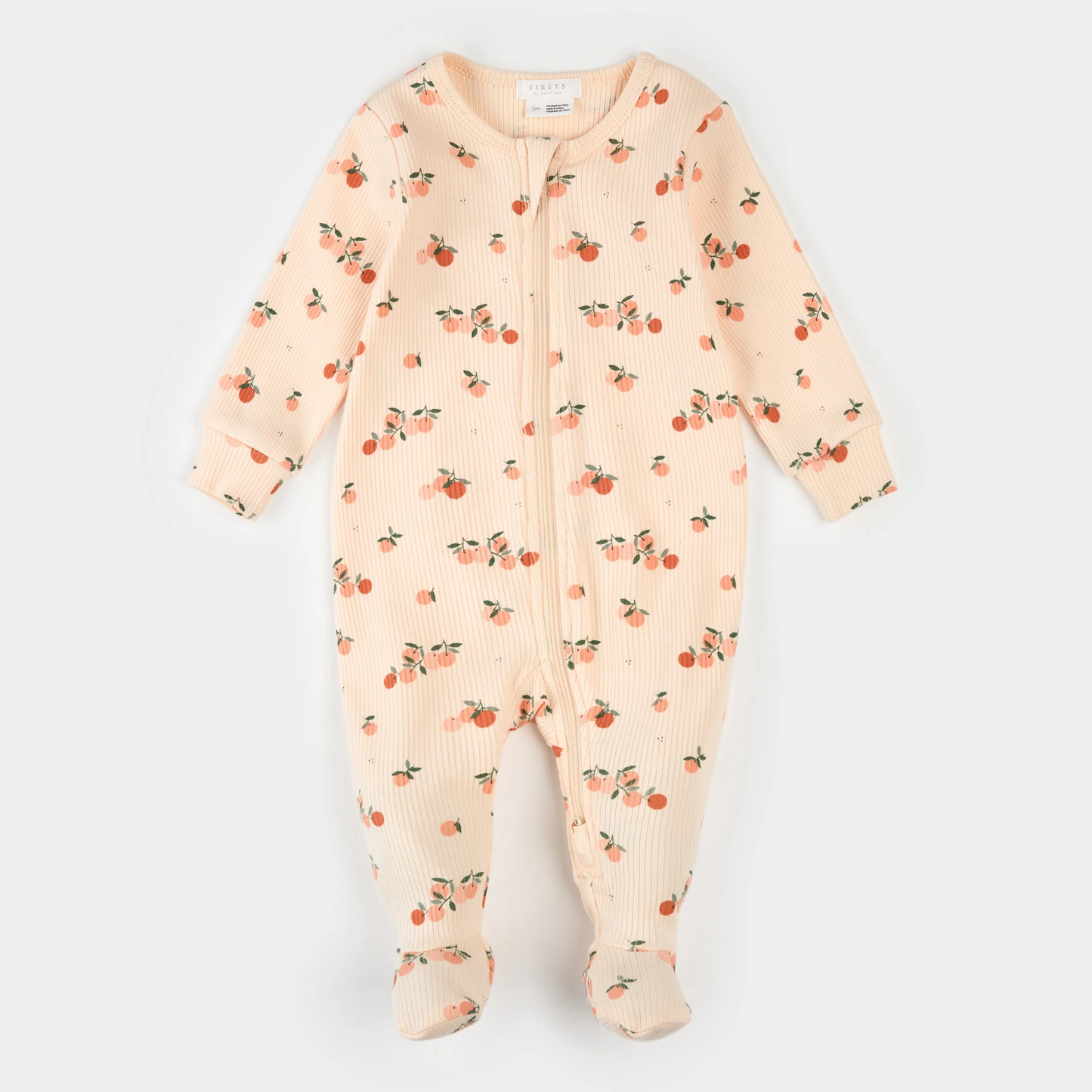 Petit Lem Ribbed Sleeper in Agrumes