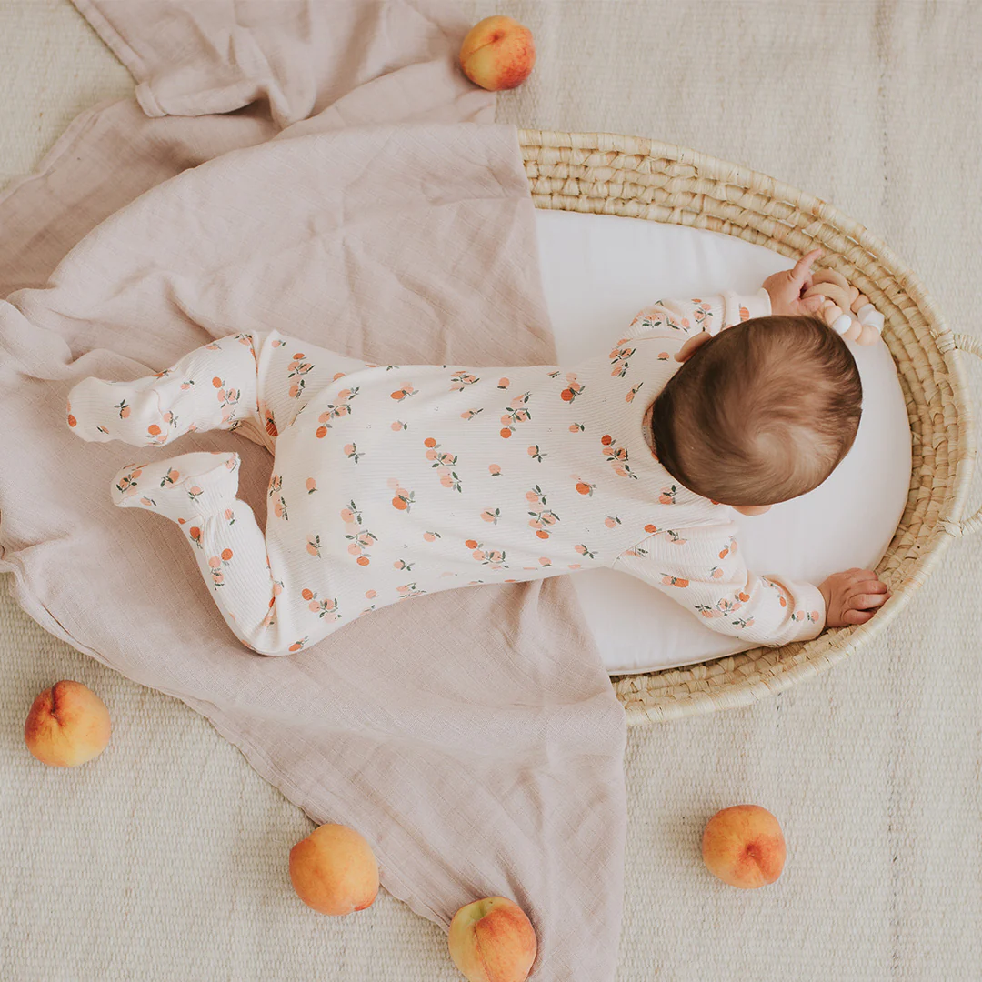 Petit Lem Ribbed Sleeper in Agrumes
