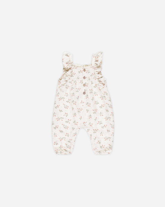 Quincy Mae Nova Romper in Strawberries