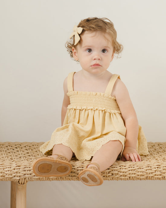 Quincy Mae Bow with Clip Set in Sage/Yellow/Melon