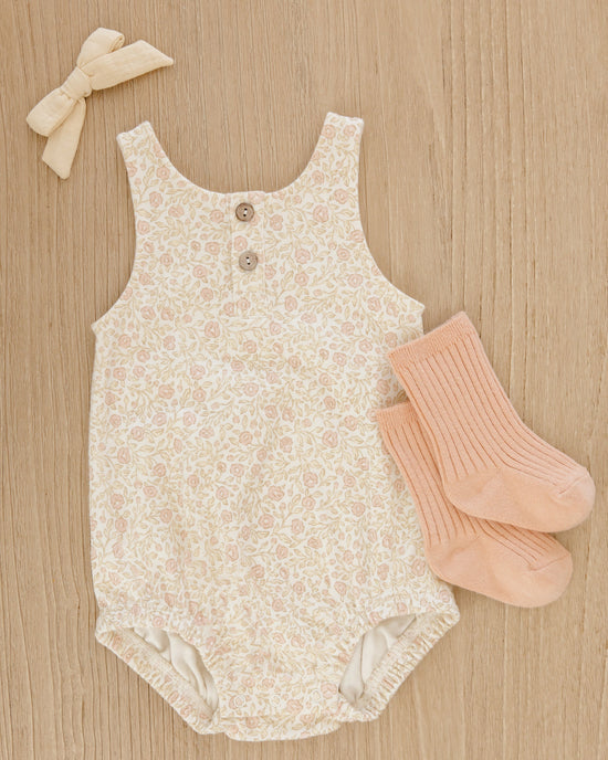 Quincy Mae Bow with Clip Set in Sage/Yellow/Melon