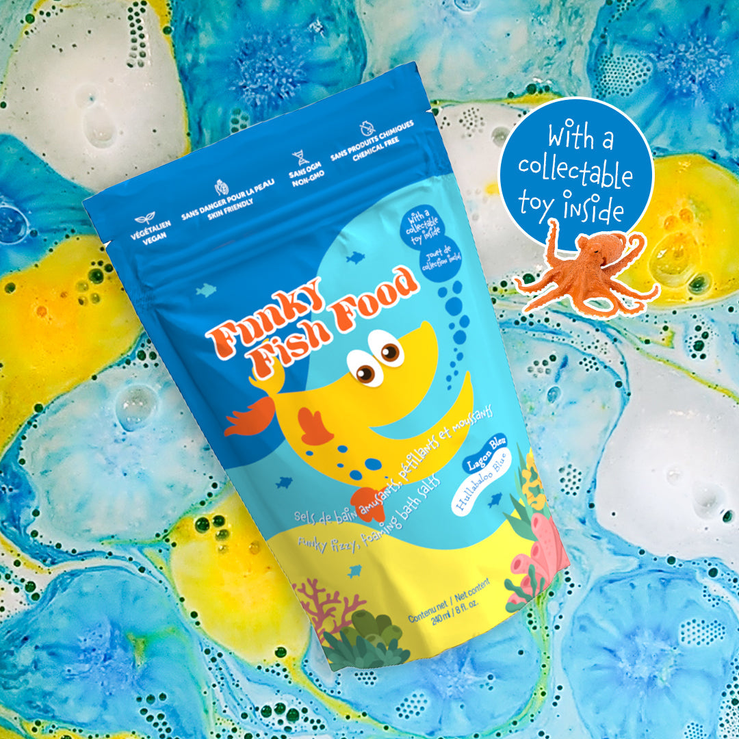 Funky Fish Food in Hullaballoo Blue