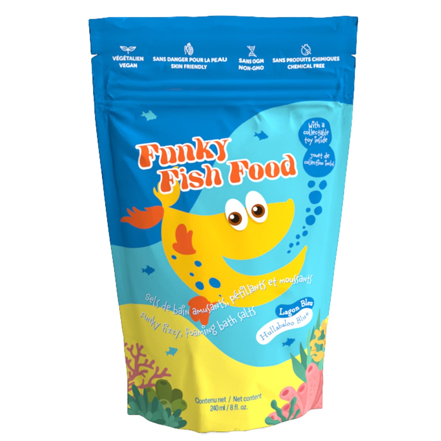 Funky Fish Food in Hullaballoo Blue
