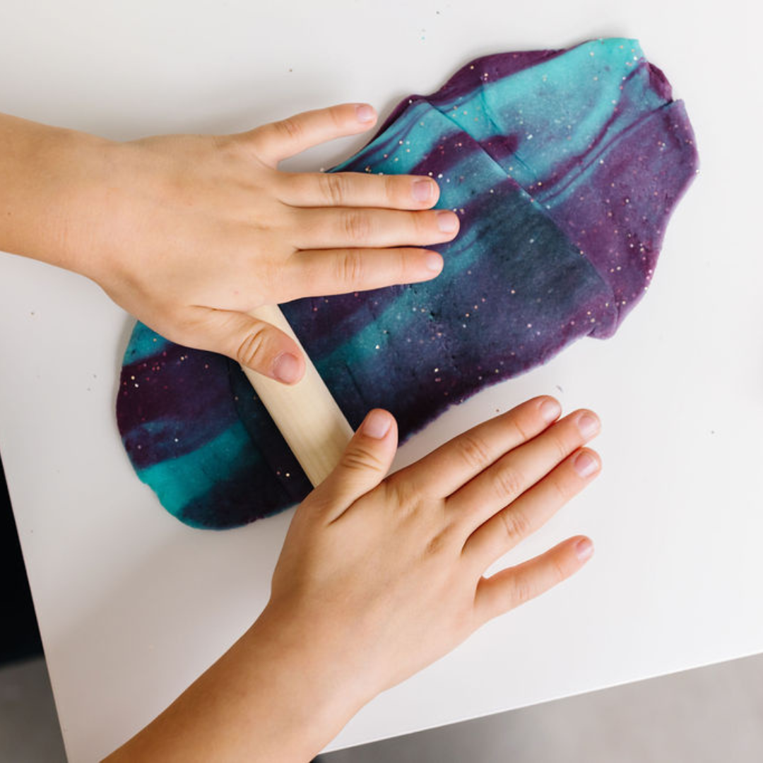 Little Larch Natural Playdough - Glitter Dough