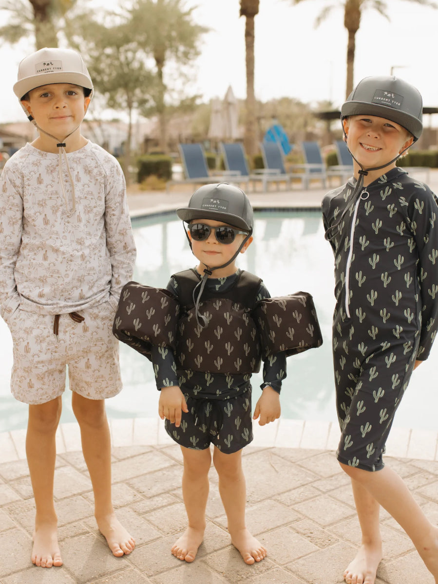 Current Tyed Floaties in Black Cactus
