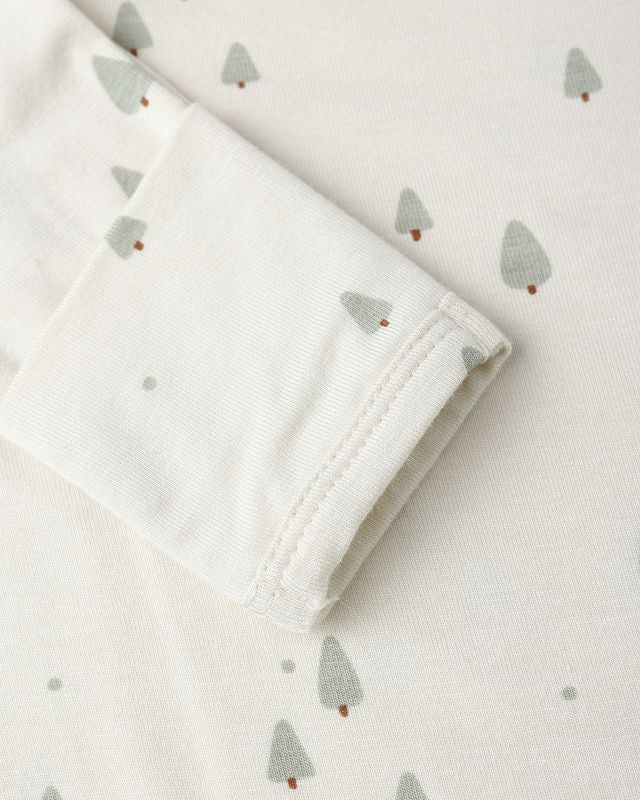 Quincy Mae Bamboo Pajama Set in Trees