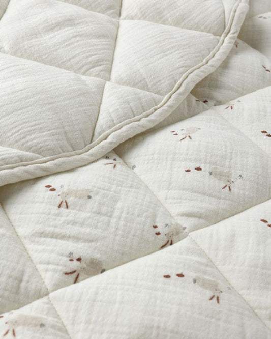 Quincy Mae Baby Playmat in Bunnies