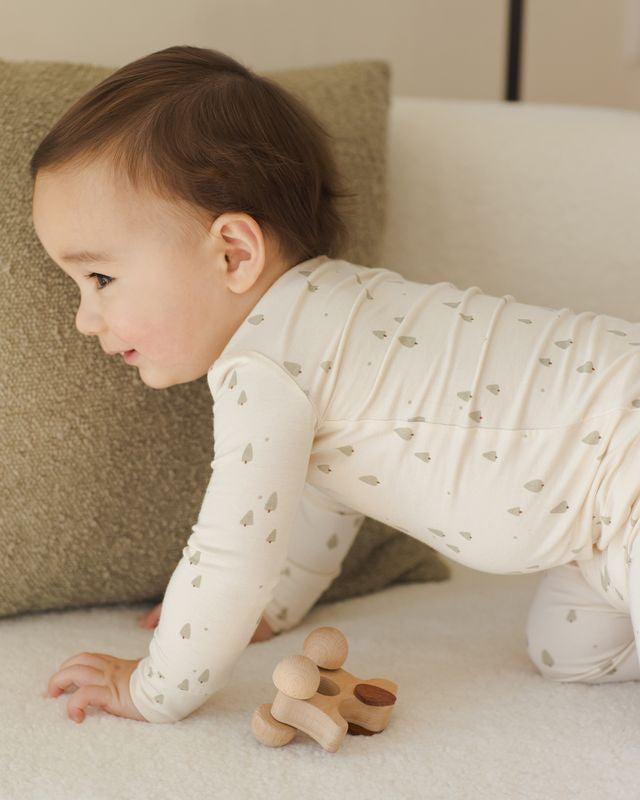 Quincy Mae Bamboo Pajama Set in Trees