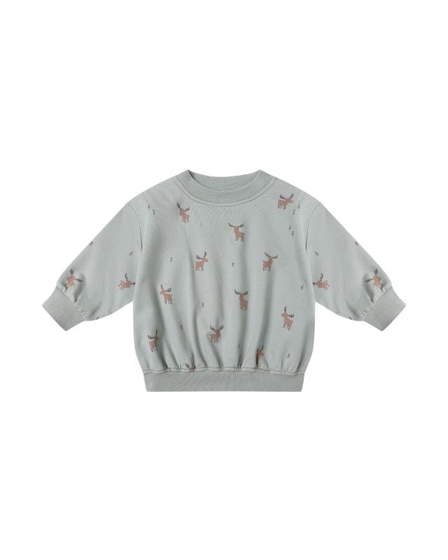 Quincy Mae Relaxed Sweatsuit in Moose