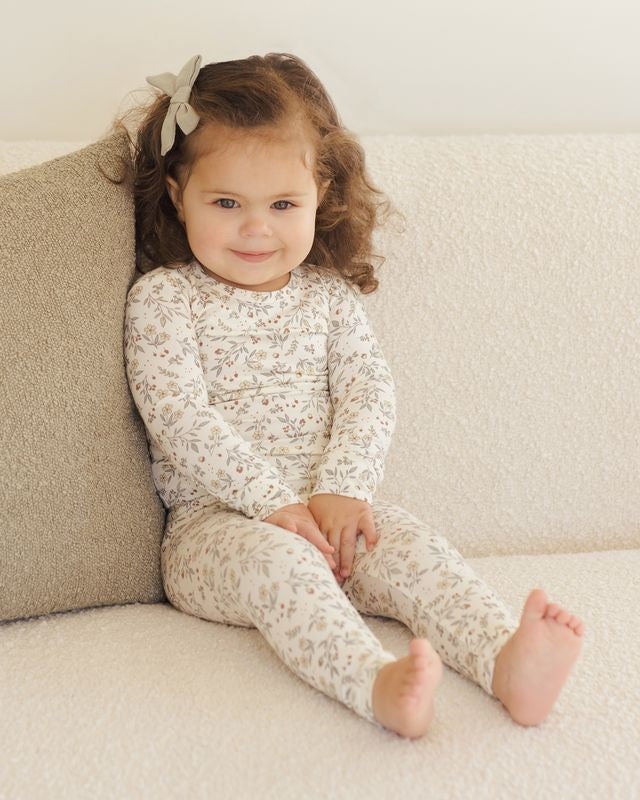 Quincy Mae Bamboo Pajama Set in Woodland