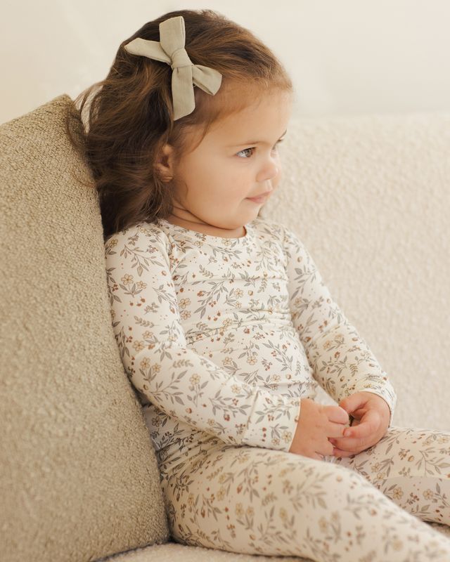Quincy Mae Bamboo Pajama Set in Woodland