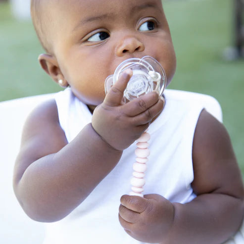 Bella Tunno Pacifier Clip in Ballet