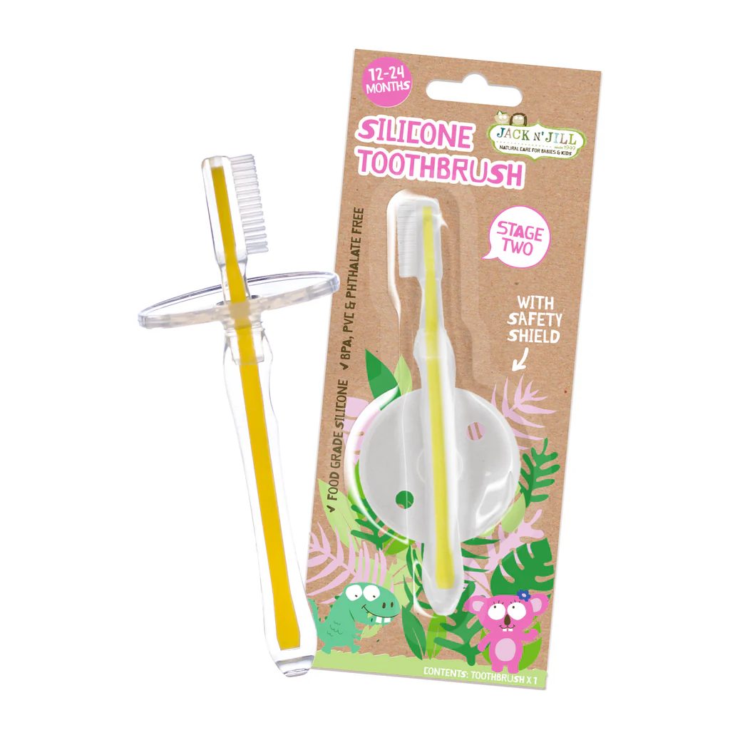 Jack N’ Jill Silicone Baby & Toddler Toothbrush