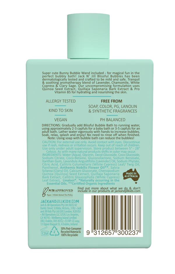 Jack N’ Jill Blissful Bubbles & Magic Bubble Wand