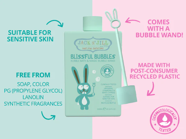 Jack N’ Jill Blissful Bubbles & Magic Bubble Wand