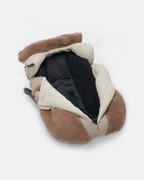 7AM Enfant Car Seat Cocoon in Cappucino Appliqué