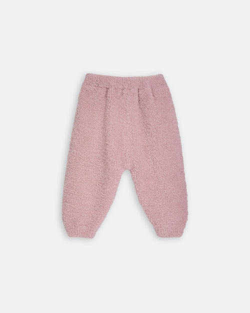 7AM Enfant Fuzzy Boxy Lounge Pants in Ash Rose