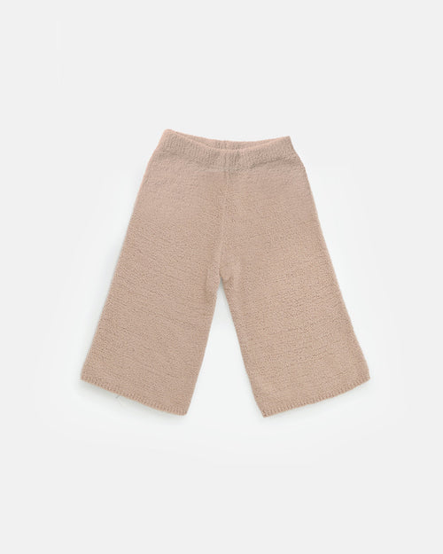 7AM Enfant Fuzzy Wide Pants in Pecan