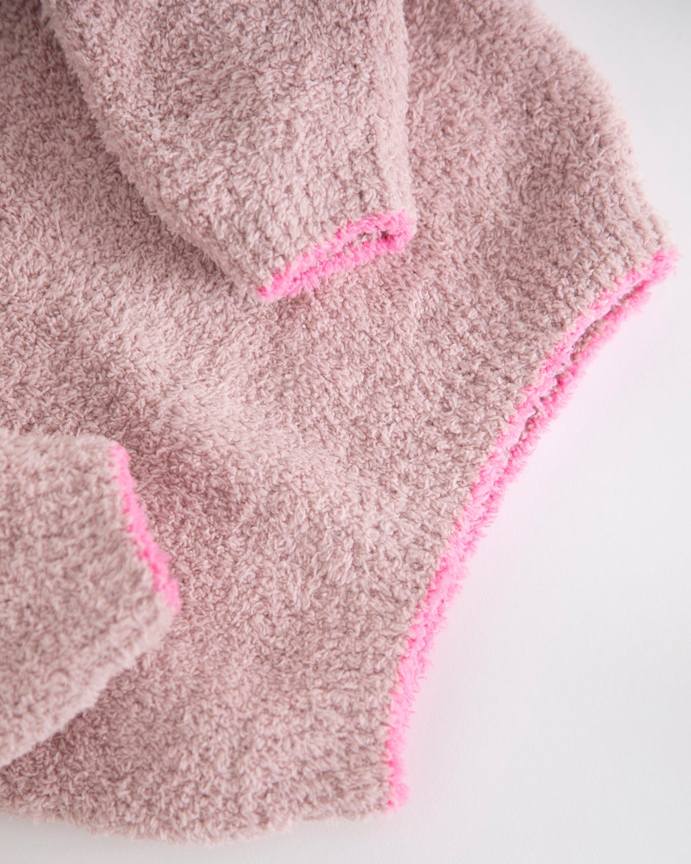7AM Enfant Fuzzy Boxy Sweater in Ash Rose