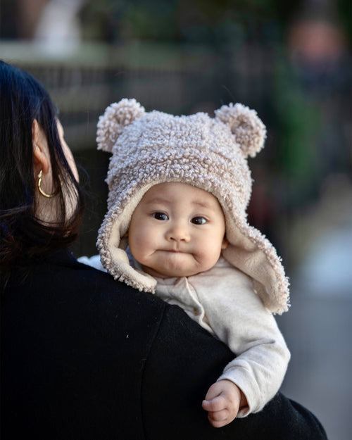 7AM Enfant Cub Gift Set - Teddy Hat and Mittens