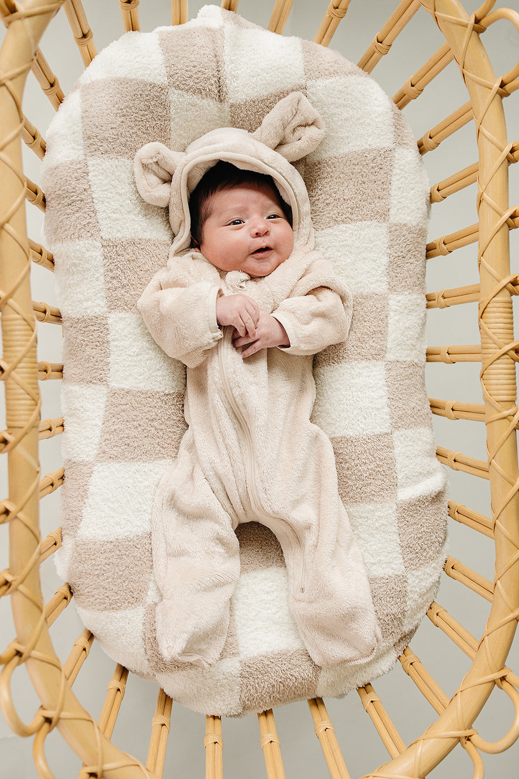 Mebie Baby Fleece Hooded Bear Zipper Suit